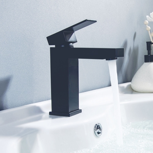 Douglas Black Mini Mono Basin Mixer - By Voda Design