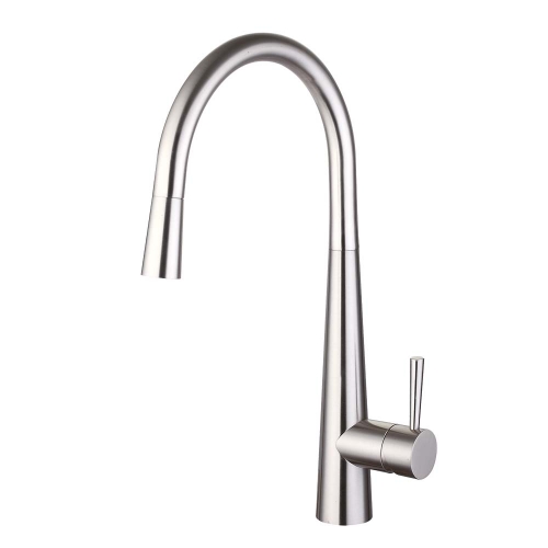 Kuban Pull Out Spout Single Lever Kitchen Mixer Tap- By Voda Design
